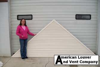 12 ft. Triangle gable vent