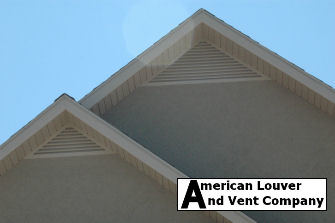 Triangle Gable Vents in twin gables