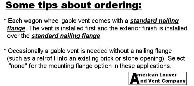 Gable Vent Tips About Ordering